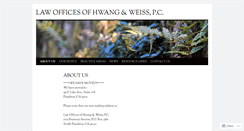 Desktop Screenshot of hwangweiss.com